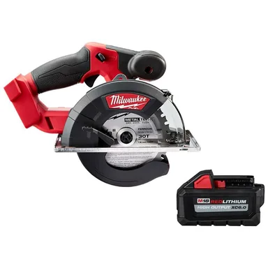 Milwaukee 2782-20-48-11-1865, bundle: M18 FUEL 18V Li-Ion Brushless Cordless Metal Cutting 5-3/8 in. Circular Saw w/Metal Saw Blade and 6.0 Ah Battery