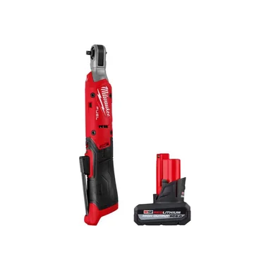 Milwaukee 3052-20-48-11-2442, bundle: M12 FUEL 12V Lithium-Ion Compact 1/4 in. Cordless Ratchet, & 4. 0Ah (2-Pack)