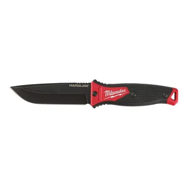 Milwaukee 48-22-1928, unpowered: 5 in. Hardline AUS-8 Steel Fixed Blade Knife