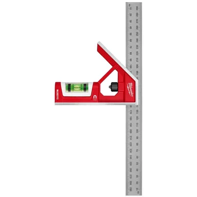 Milwaukee MLSQC112, unpowered: 300mm Magnetic Combination Square (photograph from the Home Depot listing)