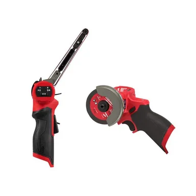 Milwaukee 2482-20-2522-20, bundle: M12 FUEL 12V Lithium-Ion Brushless Cordless 1/2 in. x 18 in. Bandfile and M12 FUEL 3 in. Cut Off Saw