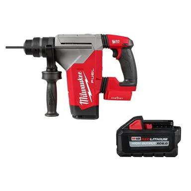 Milwaukee 2915-20-48-11-1865, bundle: M18 FUEL 18V Lithium-Ion Brushless Cordless SDS-Plus 1-1/8 in. Rotary Hammer Drill with (1) 6.0 Ah Battery