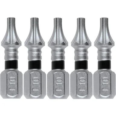 Makita E-00608, accessory: Makita E-00608 Impact XPS T10 Torx 1" Insert Bit, 5/pk