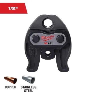 Milwaukee 49-16-2450, accessory: 1/2 in. CTS Copper Press Tool Jaw for M12 FORCE LOGIC Press Tools