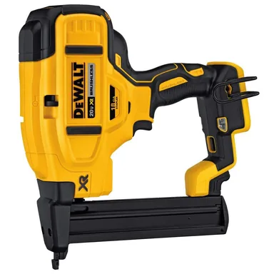 DeWalt DCN681B, bare tool: 20V MAX XR Lithium-Ion Cordless 18-Gauge Narrow Crown Stapler (Tool Only) (photograph from the Home Depot listing)