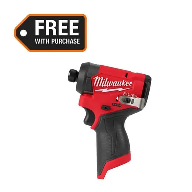 Milwaukee 3453-20, bare tool: M12 FUEL 12V Lithium-Ion Brushless Cordless 1/4 in. Hex Impact Driver (Tool-Only)