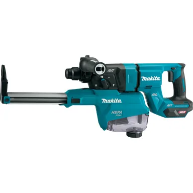 Makita GRH07ZW, bare tool: Makita GRH07ZW 40V max XGT Brushless 1-1/8" SDS-PLUS AVT Rotary Hammer (D-Handle) w/ Dust Extractor, AFT, AWS Capable, Tool Only