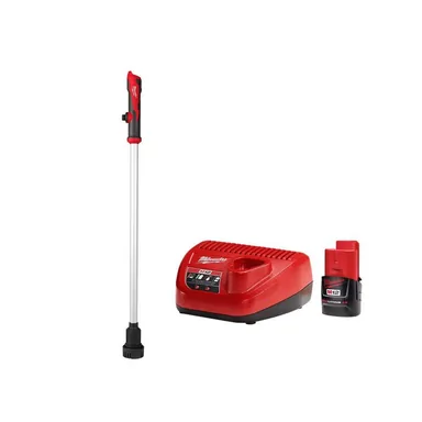 Milwaukee 2579-20-48-59-2420, bundle: M12 12-Volt Lithium-Ion Cordless 9 GPM 0 HP Submersible Stick Water Transfer Pump with M12 2.0Ah Batt and Charger