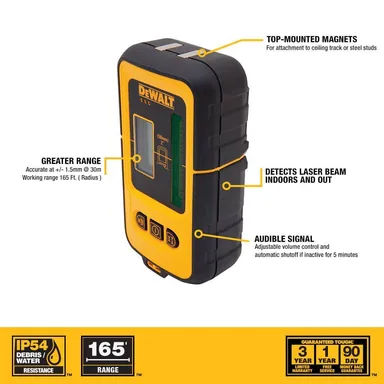 DeWalt DW0892G, standalone tool: Laser Detector, Green