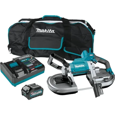 Makita GBP01M1, kit: Makita GBP01M1 40V max XGT Brushless Cordless Deep Cut Portable Band Saw Kit (4.0Ah)