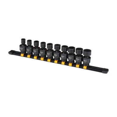 DeWalt DWMT19226, accessory: 3/8 in. Drive Metric Impact Socket Set (10-Piece)
