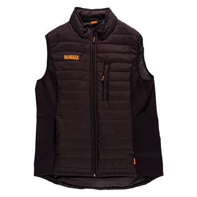 DeWalt DXWW50006-BLK-XL, unpowered: Hybrid Men's Size X-Large Black Nylon/Polyester Insulated Vest