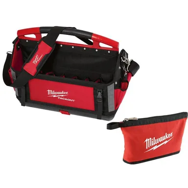 Milwaukee 48-22-8320-48-22-8180, bundle: 20 in. PACKOUT Tote with Tool Bag