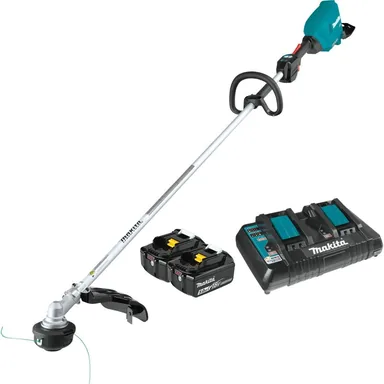 Makita XRU18PT, kit: Makita XRU18PT 36V (18V X2) LXT Brushless String Trimmer Kit (5.0Ah)