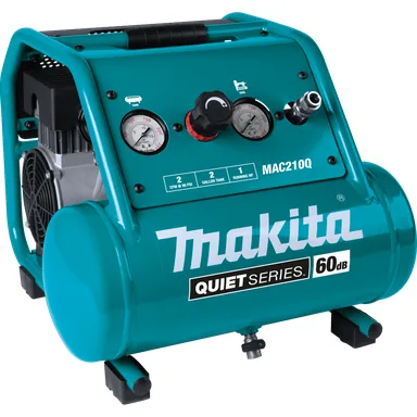 Makita MAC210Q, standalone tool: Makita MAC210Q Quiet Series 1 HP, 2 Gallon, Oil-Free, Electric Air Compressor