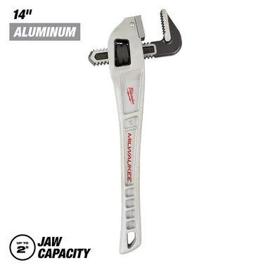 Milwaukee 48-22-7184, unpowered: 14 in. Aluminum Offset Pipe Wrench