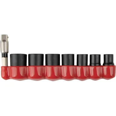 Makita E-01694, accessory: Makita E-01694 Impact XPS 8 Pc. 1/4" Drive 6-Point Metric Impact Socket Set w/ Standard Socket Adapter