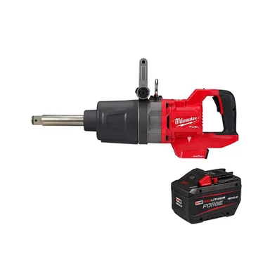 Milwaukee 2869-20-48-11-1813, bundle: M18 FUEL 18V Lithium-Ion Brushless Cordless 1 in. Impact Wrench Extended Reach D-Handle w/ FORGE HD 12.0 Ah Battery
