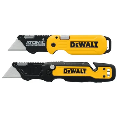 DeWalt DWHT10995, accessory: Atomic and Push and Flip Folding Utility Knives (2-Pack)