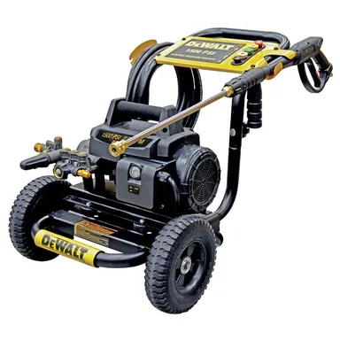 DeWalt DXPW1500E, standalone tool: 1500 PSI 2.0 GPM Electric Pressure Washer with Triplex Pump, Reliable Residential Cold Water Power Washer