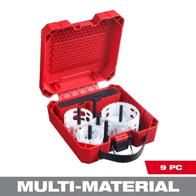 Milwaukee 49-22-3077, accessory: Hole Dozer Carbide Hole Saw Large Diameter Set (9-Piece)