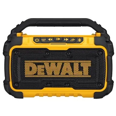 DeWalt DCR010, unclassified: 20V MAX Cordless Bluetooth Speaker (Tool Only) (photograph from the Home Depot listing)