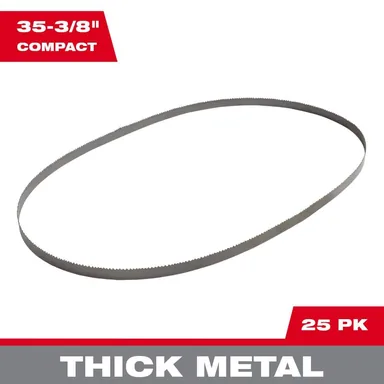 Milwaukee 48-39-0506, accessory: 35-3/8 in. 10 TPI Bi-Metal Compact Band Saw Blade (25-Pack) (photograph from the Home Depot listing)