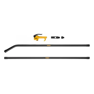 DeWalt DXCM035-0060, accessory: 1/4 in. Lever Style Blow Gun w/ 2 ft. to 4 ft. Extension and Rubber Tip