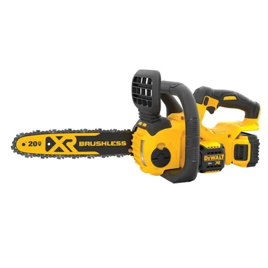 DeWalt DCCS620P1, kit: 20V MAX 12in. Brushless Cordless Battery Powered Chainsaw Kit with (1) 5 Ah Battery & Charger