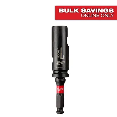 Milwaukee 49-66-5132, accessory: 7/16 in. to 1/2 in. Lineman's J Hook Socket Extension