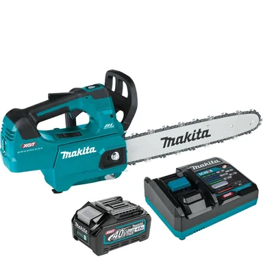 Makita GCU02M1, kit: Makita GCU02M1 40V max XGT Brushless Cordless 14" Top Handle Chain Saw Kit (4.0Ah)