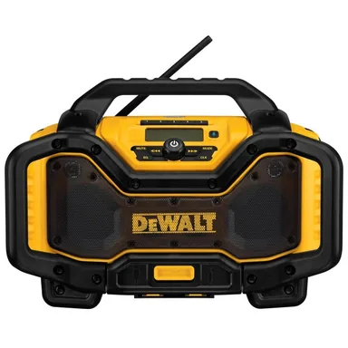 DeWalt DCR025, unclassified: 20V MAX Bluetooth Radio with built-in Charger (photograph from the Home Depot listing)