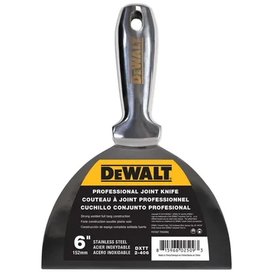 DeWalt DXTT-2-406, unpowered: 6 in. Welded Stainless Steel Joint Knife
