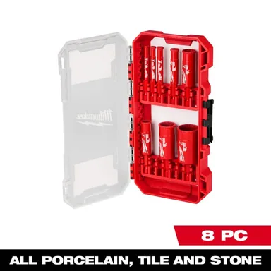 Milwaukee 49-56-0570, accessory: Milwaukee Diamond Max Hole Saw Bit Set - 8PC