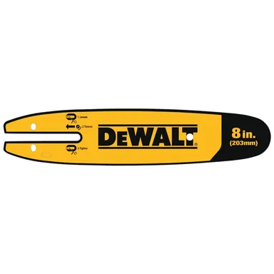 DeWalt DWZCSB8, accessory: 8 in. 3/8 in. Pitch Replacement Chainsaw Bar