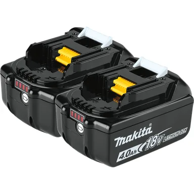 Makita BL1840B-2, accessory: Makita BL1840B-2 18-Volt 4.0Ah LXT L.E.D. Lithium-Ion Charging Battery, 2-Pk