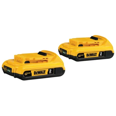 DeWalt DCB203-2, accessory: 20V MAX Lithium-Ion 2. 0Ah Battery (2-Pack)