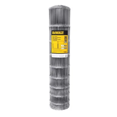 DeWalt DXAFMT348108, unpowered: 47 in. x 132 ft. 12-1/2 Gauge Galvanized Steel Field Fence