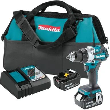 Makita XFD16T, kit: Makita XFD16T 18V LXT Lithium-Ion Brushless Cordless 1/2" Driver-Drill Kit (5.0Ah)