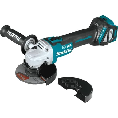 Makita XAG16Z, bare tool: Makita XAG16Z 18V LXT Lithium-Ion Brushless Cordless 4-1/2" / 5" Cut-Off/Angle Grinder, with Electric Brake, Tool Only