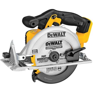 DeWalt DCS391B, bare tool: 20V MAX Cordless 6.5 in. Sidewinder Style Circular Saw (Tool Only) (photograph from the Home Depot listing)