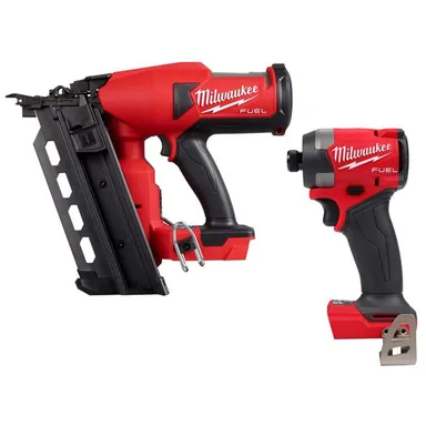Milwaukee 2844-20-2953-20, bundle: M18 FUEL 18-Volt Lithium-Ion Brushless Cordless Duplex Nailer (Tool Only) with M18 FUEL Impact Driver