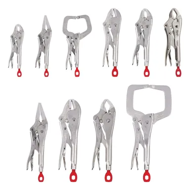 Milwaukee 48-22-3690, unpowered: Torque Lock Locking Pliers Kit (10-Piece)