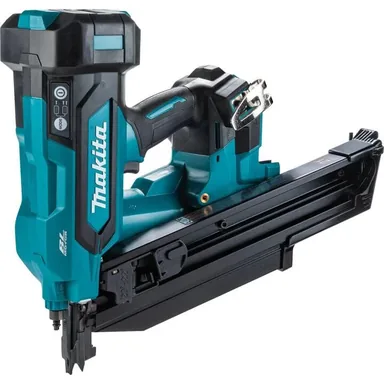 Makita XNB03Z, bare tool: Makita XNB03Z 18V LXT Cordless 21-Degree Full Round Head 3-1/2-in. Framing Nailer, Tool Only