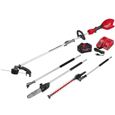 Milwaukee 3016-21ST-49-16-2720-49-16-2719-49162721, unclassified: M18 FUEL 18V 16 in. Brushless Cordless QUIK-LOK String Trimmer 8.0 Ah Kit w/ Pole Saw, Hedge Trimmer, 3 ft. Extension