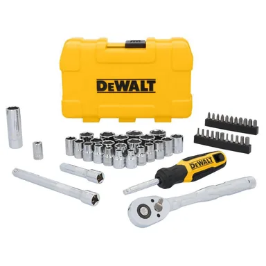 DeWalt DWMT45423, accessory: 3/8 in. Drive SAE and Metric Mechanics Tool Set (50-Piece) with Carrier Included