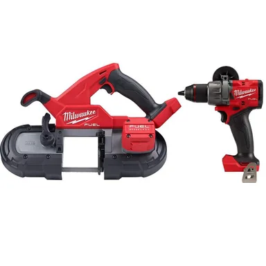 Milwaukee 2829-20-2904-20, bundle: M18 FUEL 18-Volt Lithium-Ion Brushless Cordless Compact Bandsaw with M18 FUEL Hammer Drill