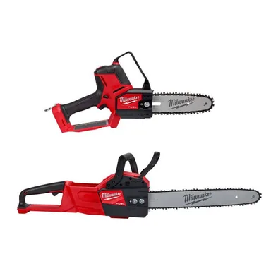 Milwaukee 3004-20-2727-20, bundle: M18 FUEL 8 in. 18V Lithium-Ion Brushless Electric Battery Chainsaw HATCHET w/M18 FUEL 16 in. Chainsaw (2-Tool)