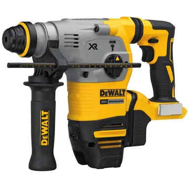 DeWalt DCH293B, bare tool: 20V MAX XR Cordless Brushless 1-1/8 in. SDS Plus L-Shape Rotary Hammer (Tool Only) (photograph from the Home Depot listing)
