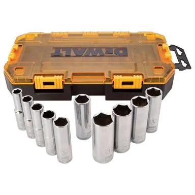 DeWalt DWMT73814, accessory: 1/2 in. Drive Socket Set (10-Piece)